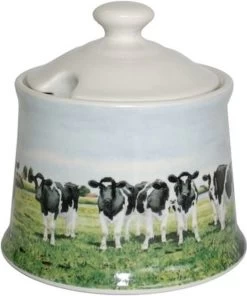 Wiebe Van Der Zee Suikerpot "Koe In Waterland" 11 Wiebe Van Der Zee Suikerpot "Koe In Waterland" -Kook Verkoop 1003x1200