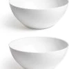 Set Van 2x Stuks Grote Salade/fruit/brood Serveerschaal/sla Bak In Het Wit 26.5 Cm - Schalen/kommen Van Kunstsof - Keukenbenodigdheden -Kook Verkoop 1008x1200 1