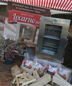 2-L Home & Garden XL Rookoven - RVS - 80x40x28 Cm - 3 Etages -Kook Verkoop 1009x1200