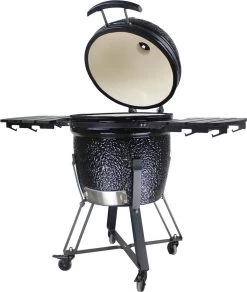 Boets Grill Kamado Grill 21 Inch - 21" - BG21 - Keramisch - Kookoppervlak Ø 44 - Glanzend Zwart -Kook Verkoop 1016x1200