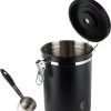 Castagnola Koffie Bewaarbus - Luchtdicht Met CO2 Uitlaat - Voor 600 Gram Koffiebonen - Koffieblik Matzwart Voorraadbussen - Voorraadbus - 1.8L -Kook Verkoop 1017x1200 6