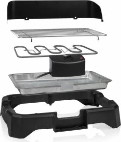 Tristar BQ-2824 Elektrische Barbecue - Tafel BBQ 34,5 X 23 Cm - Regelbare Thermostaat - 2000 Watt - Zwart -Kook Verkoop 1026x1200 1