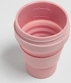 STOJO - Opvouwbare Beker - To Go - Roze - 237ml (8oz) - Herbruikbaar -Kook Verkoop 1028x1200 1