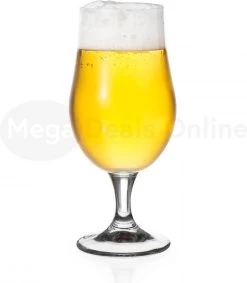 Merkloos Bierglas - 37cl - Set 4 Stuks -Kook Verkoop 1047x1200 1