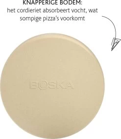 Boska Pizzasteen Deluxe - Voor Oven & BBQ - Knapperige Pizza's - Ø 29.5 Cm - BBQ Accessoires -Kook Verkoop 1048x1200