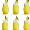 Merkloos Beker - Glas Ananas - 6 Stuks - Zomer - Cocktail -400ml -Kook Verkoop 1053x1200 1