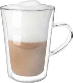 Florina Dubbelwandige Koffieglazen Of Theeglazen Met Oor 340 ML - Set Van 2 - Gehard Glas -Kook Verkoop 1056x1200 4