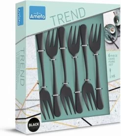 Amefa Taartvorkjes - 6 Stuks - Zwart 9 Amefa Taartvorkjes - 6 Stuks - Zwart -Kook Verkoop 1071x1200 2