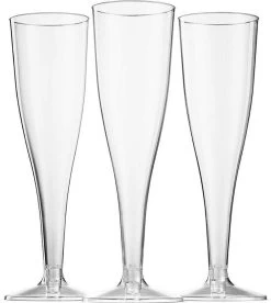 Champagneglazen - 30 Stuk(s) - 135ml - Chique - Plastic - Glazen - Transparant - Kunststof - Kerst Servies -Kook Verkoop 1075x1200 4
