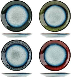 Cosy&Trendy Jamiro Gebaksbordjes - Ø14,5cm - 4 Stuks - Multi-colour