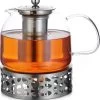 Monzana Theepot Glas - Met Theepotverwarmer – Voor 1,5 Liter RVS Zeef -Kook Verkoop 1118x1200 3