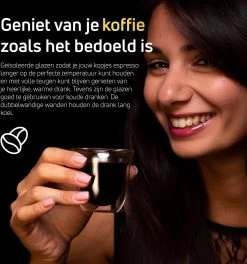 Dubbelwandige ESPRESSO Glazen Van Borosilicaat - Warme En Koude Dranken Kopjes - 70 ML - Set Van 4 -Kook Verkoop 1122x1200 6