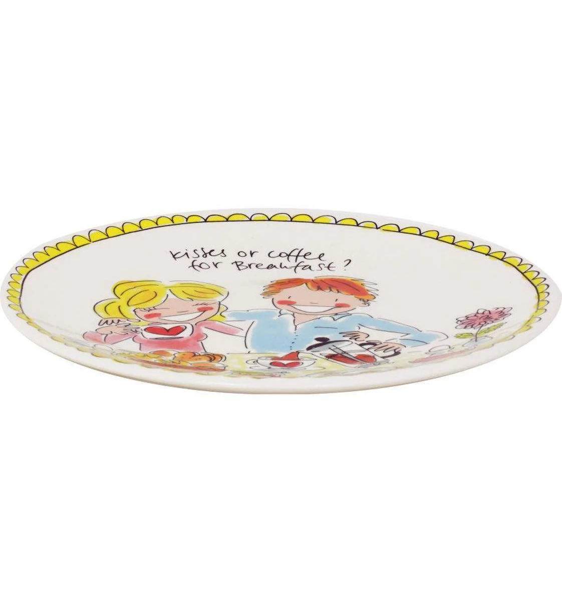 Blond Amsterdam Bord 22 Cm Love - Even Bijkletsen 4 Blond Amsterdam Bord 22 Cm Love - Even Bijkletsen - Afbeelding 2