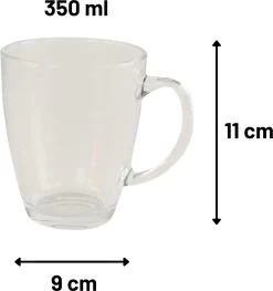 Orange85 Theeglazen Met Oor - 4 Stuks - 350 Ml - Groot Formaat - Transparant - Theekopjes -Kook Verkoop 1127x1200 3