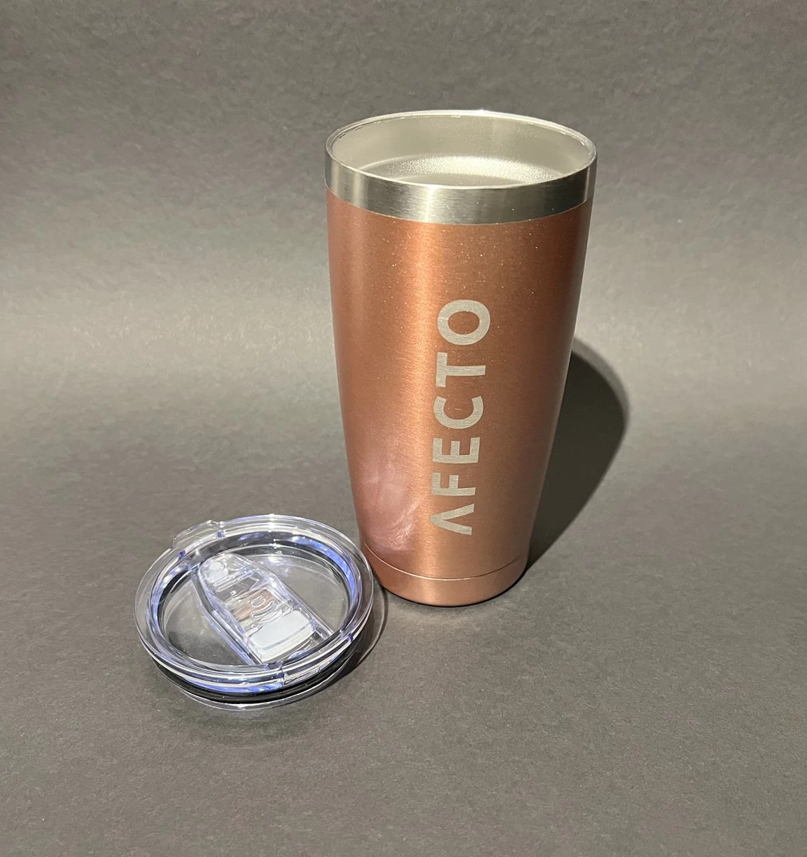 KOFFIE TO GO BEKER | COFFEE TO GO GOUD/ ROZE 4 KOFFIE TO GO BEKER | COFFEE TO GO GOUD/ ROZE - Afbeelding 2