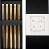 House Of Husk Chopsticks Set - Koreaanse Eetstokjes - Vaatwasserbestendig - RVS - 5 Paar - Rose Goud