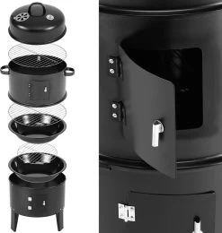 Merkloos Monzana Barbecue-ROKER-Grill-Oven -Kook Verkoop 1142x1200 3