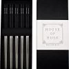 House Of Husk Chopsticks Set - Koreaanse Eetstokjes - Vaatwasserbestendig - RVS - 5 Paar - Duo Tone - Zwart Zilver -Kook Verkoop 1147x1200 2