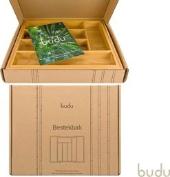 Budu Uitschuifbare Bamboe Bestekbak #33,5 (33,5 Cm Diep) - Bestekcassette Hout - Besteklade - 33,5 X 28 - 45 Cm - 5/7 Vakken 17 Budu Uitschuifbare Bamboe Bestekbak #33,5 (33,5 Cm Diep) - Bestekcassette Hout - Besteklade - 33,5 X 28 - 45 Cm - 5/7 Vakken -Kook Verkoop 1155x1200 4