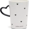 Riviera Maison Mok, Drinkmok, Theemok Met Hartjes Oor - RM Love Mug - Wit - Porselein - 300 ML - 1 Stuk -Kook Verkoop 1157x1200 5