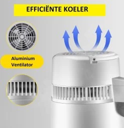 Vevor Destilleerapparaat- Destilleerketel - Water Destilleerder - 4L - Maak Zelf Gedestilleerd Water - Puur Water -Kook Verkoop 1160x1200 1