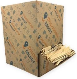 750 Stuks Houten Vork In Dispenser Box - Houten Bestek - Vorken - Bio Vorken - Hout In Dispenserdoos - Dispenser Doos Bestek - Karton Dispenser - Papier Dispenser Box Met Bestek - Cutlery - Biologisch Afbreekbaar - Milieuvriendelijk - FSC - Wegwerp -Kook Verkoop 1179x1200 7