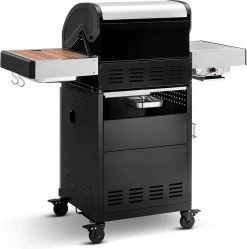 Burnhard Gas BBQ FRED JR. Deluxe - 2 Branders - Incl. Keramische Infraroodbrander & Afdekhoes - Deluxe -Kook Verkoop 1189x1200 2