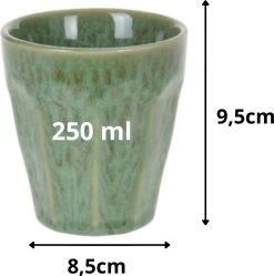 Orange85 Cappuccino Mokken - 4 Stuks - 250 Ml - Porselein - Hittebestendig - Keuken - Accessoires - Cappuccino Glazen - Cappuccino Kopjes - Latte Macchiato Glazen -Kook Verkoop 1191x1200 5