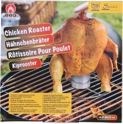 BBQ Collection Kiprooster Voor De Barbecue - Kiphouder - BBQ Kipstandaard - Bierblik Kip -RVS -Kook Verkoop 1192x1200