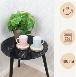 Orange85 Espresso Kopjes - Set Van 6 - Met Oor - 160ml - Meerdere Kleuren - Pastel - Aardewerk 12 Orange85 Espresso Kopjes - Set Van 6 - Met Oor - 160ml - Meerdere Kleuren - Pastel - Aardewerk -Kook Verkoop 1192x1200 4