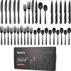 Deleca 6 Persoons Bestekset (36-delig) - Lepels, Messen, Vorken & Steakmessen - Vaatwasserbestendig - Zwart / RVS -Kook Verkoop 1193x1200 11
