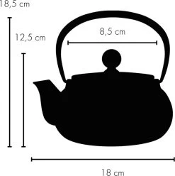 Tealøv THEE SET 1,1 LITER GIETIJZER | COMPLETE SET IN GESCHENKDOOS | Gietijzeren Theepot Met Roestvrijstalen Zeef, Gietijzeren Theekopjes En Onderzetter | In Authentiek Japanse Stijl | Arare Blauw -Kook Verkoop 1193x1200 5