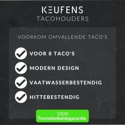 Keufens Taco Houder - Set Van 2 - Tacohouder - Tortilla Houder - Taco Standaard - Taco Houder Ovenbestendig - Taco Houders - Wrap Houder 7 Keufens Taco Houder - Set Van 2 - Tacohouder - Tortilla Houder - Taco Standaard - Taco Houder Ovenbestendig - Taco Houders - Wrap Houder -Kook Verkoop 1194x1200 3