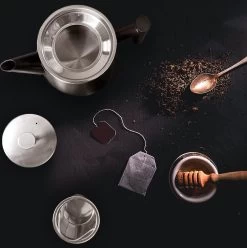 Vaja® Camille Theepot Zwart Met Filter - 1 Liter - RVS - Dubbelwanding 18 Vaja® Camille Theepot Zwart Met Filter - 1 Liter - RVS - Dubbelwanding -Kook Verkoop 1196x1200 12