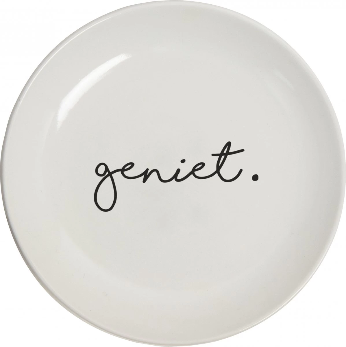 Gusta - Gebaksbordjes - ø 15 Cm - Set 4 Stuks - Porselein - Wit 6 Gusta - Gebaksbordjes - ø 15 Cm - Set 4 Stuks - Porselein - Wit - Afbeelding 4