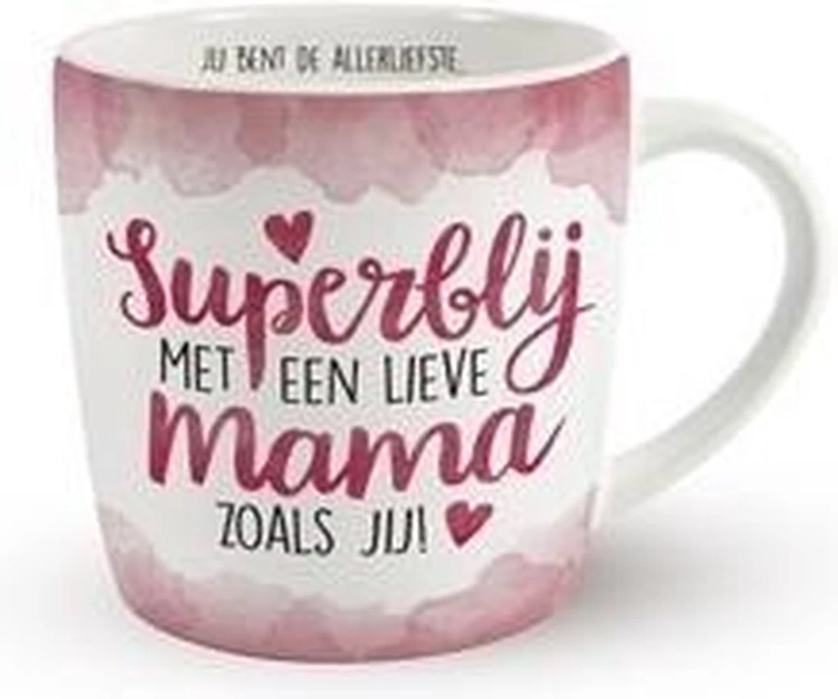 Enjoy Mok - Superblij Met Een Lieve Mama Zoals Jij - Met Binnentekst 3 Enjoy Mok - Superblij Met Een Lieve Mama Zoals Jij - Met Binnentekst