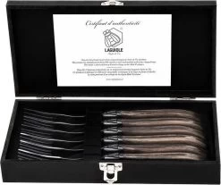 Laguiole Style De Vie Vorken Luxury Line - 6-delig - Olijfhout -Kook Verkoop 1200x1007 4