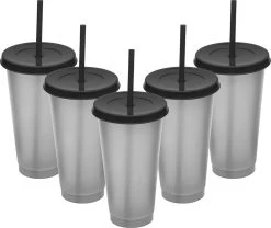 Herbruikbare Bekers Met Rietje En Deksel Van Plastic – Starbucks Design – Drinkbekers Met Rietje – Kleur Veranderende Beker -Kook Verkoop 1200x1012 1