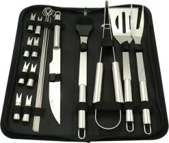 Krumble 18-delige Barbecue Set / Roestvrijstalen BBQ Set Van 18 / Inclusief Handige Opbergtas - RVS -Kook Verkoop 1200x1014 1