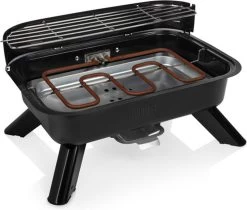 Princess 112252 Hybride Barbecue – Elektrische BBQ - Tafelmodel - 2000W - 44x 29cm - Gebruik Elektrisch Of Met Kolen -Kook Verkoop 1200x1018