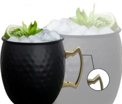 Moscow Mule Bekers Premium – Cocktail Glazen - Cocktail Set – Koperen Beker Set 4x Zwart - Luxe Giftset Cadeau -Kook Verkoop 1200x1031 3