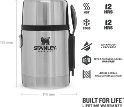 Stanley The Stainless Steel All-in-One Food Jar 0,53L - Thermosfles - Stainless Steel -Kook Verkoop 1200x1035 5