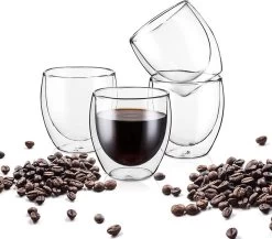 Dubbelwandige Koffieglazen - Set Van 4 - Dubbelwandige Glazen - Theeglazen - 150 Ml - Ook Geschikt Voor Krups, Senseo, Nespresso & Espresso -Kook Verkoop 1200x1056 4