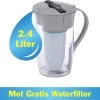 ZeroWater - 2,4 Liter - Ronde Waterfilterkan - Met Gratis Waterfilter & TDS Meter