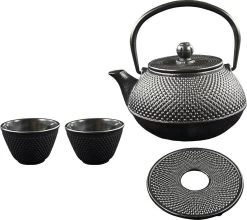 SakuraTea - Theepot Set - 4-delig - Gietijzer - Zwart - 0.8L - 2 Kopjes (100ml) 17 SakuraTea - Theepot Set - 4-delig - Gietijzer - Zwart - 0.8L - 2 Kopjes (100ml) -Kook Verkoop 1200x1068 1