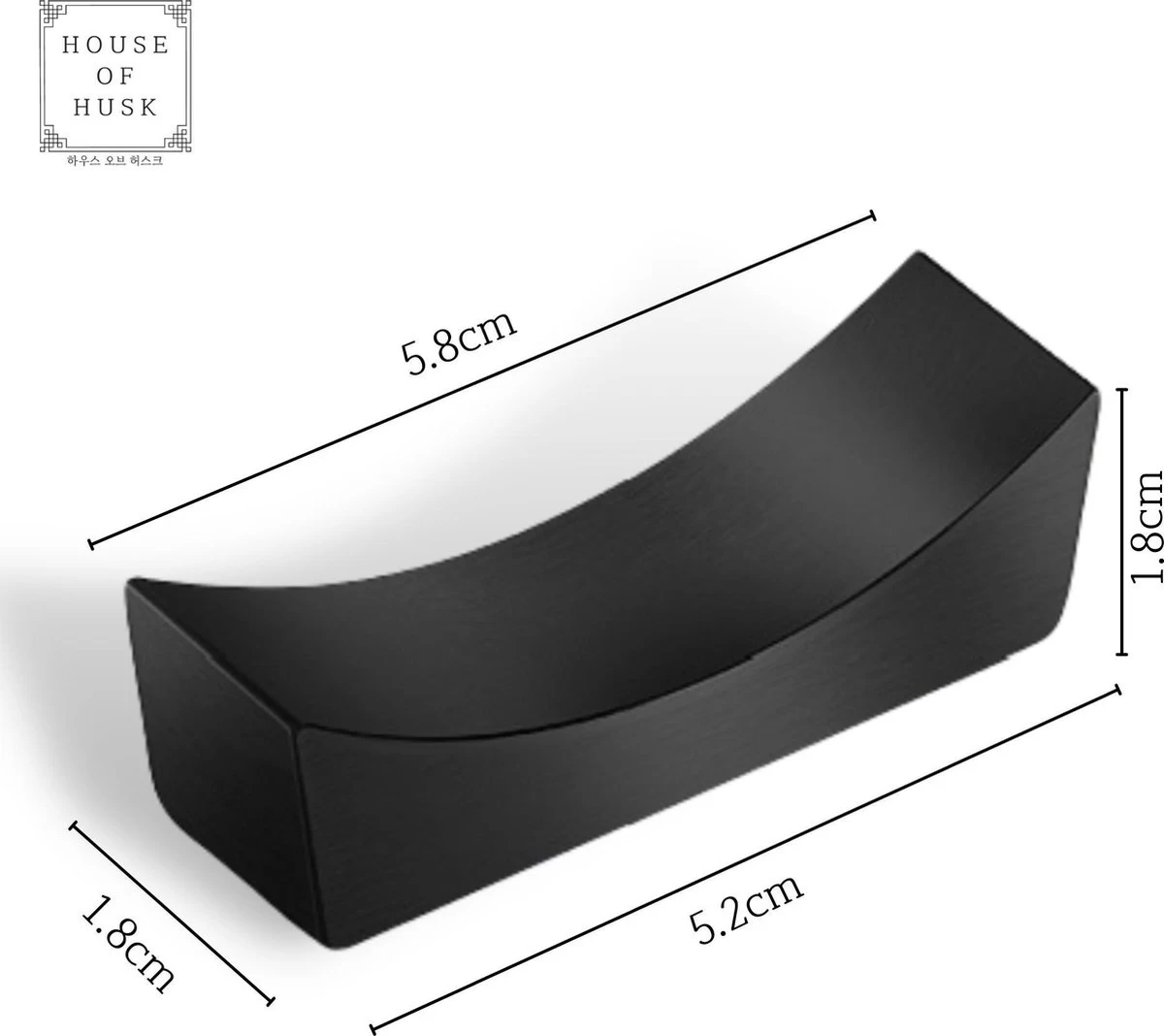 House Of Husk Eetstokjes Houder Set - Chopstick Holder - Zwart - Sushi Servies - RVS - 5 Stuks 5 House Of Husk Eetstokjes Houder Set - Chopstick Holder - Zwart - Sushi Servies - RVS - 5 Stuks - Afbeelding 3