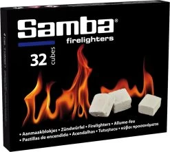 Samba Aanmaakblokjes Wit - Kerosine - 896 Stuks - Omdoos 12 Samba Aanmaakblokjes Wit - Kerosine - 896 Stuks - Omdoos -Kook Verkoop 1200x1073