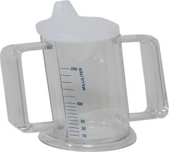 HandyCup Met Deksel - Transparant Met Maatvoering