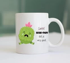 Mok Kak-Dus Dat Je Weg Gaat - Afscheid Collega Cadeau - Afscheidcadeau - Stagiaire Cadeau - Bedankt Cadeautje - Mok Collega