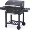 Alice's Garden Houtskool BBQ Bernard - Smoker - Verstelbare Houtskoolbak - Zwart -Kook Verkoop 1200x1082 1